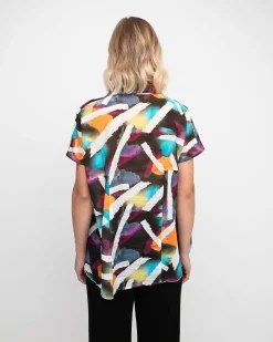 Ozai N Ku Colorpop Blouse, Fireworks