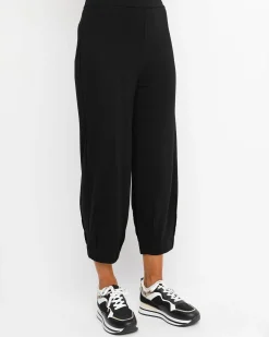 Ozai N Ku Cropped Slim Pants, Black