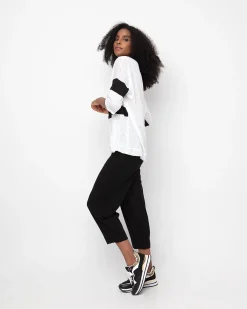 Ozai N Ku Cropped Slim Pants, Black