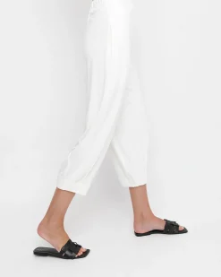 Ozai N Ku Cropped Slim Pants, White
