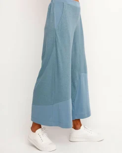 Ozai N Ku Cropped Wide Leg Pants, Azure