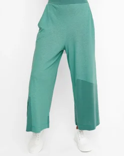 Ozai N Ku Cropped Wide Leg Pants, Green