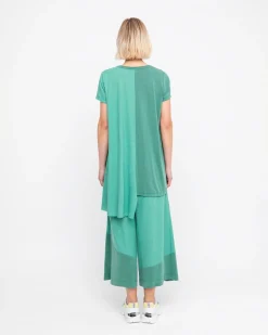Ozai N Ku Cropped Wide Leg Pants, Green