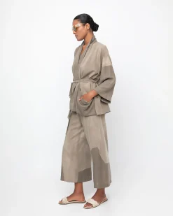 Ozai N Ku Desert Wide Leg Pants, Sahara