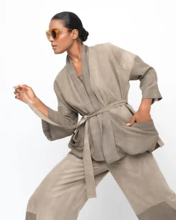 Ozai N Ku Dune Waist Jacket, Sahara