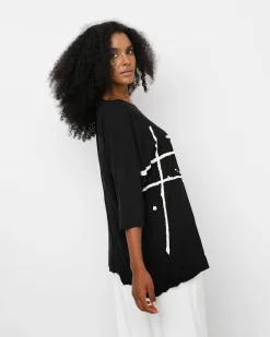 Ozai N Ku Inkblot Tee, Black