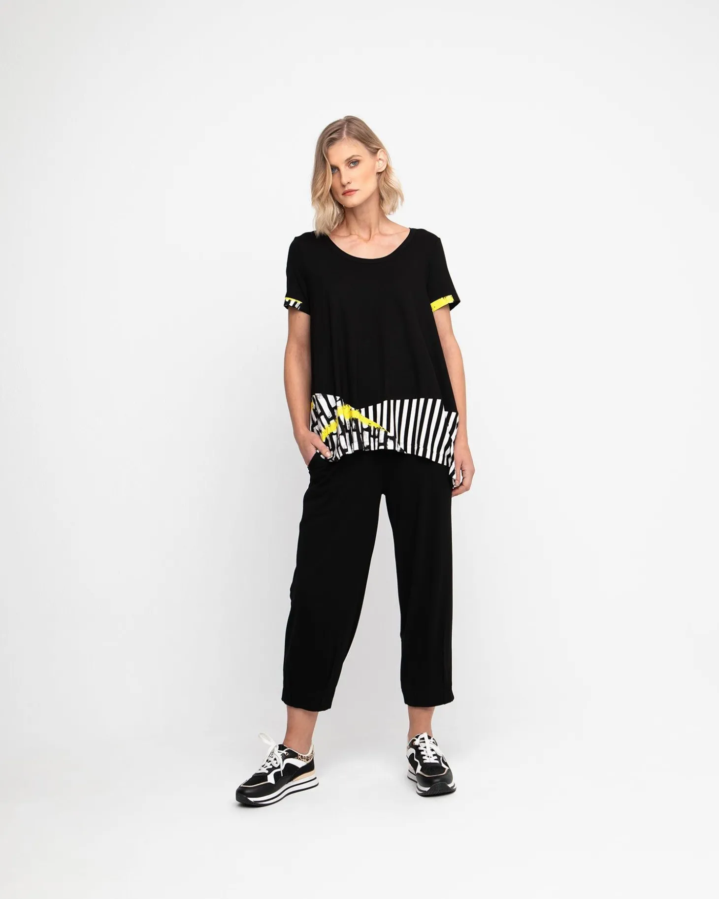 Ozai N Ku Jazzy Tee, Star Yellow