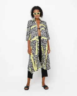 Ozai N Ku Lightning Dress, Star Yellow