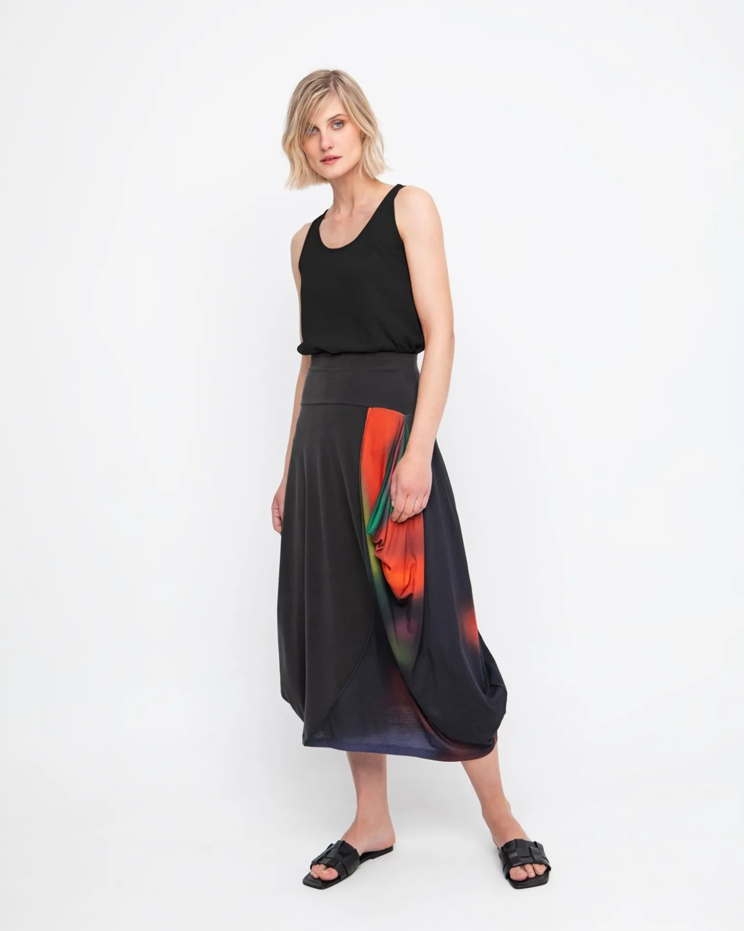Ozai N Ku Mermaid Midi Skirt, Fall