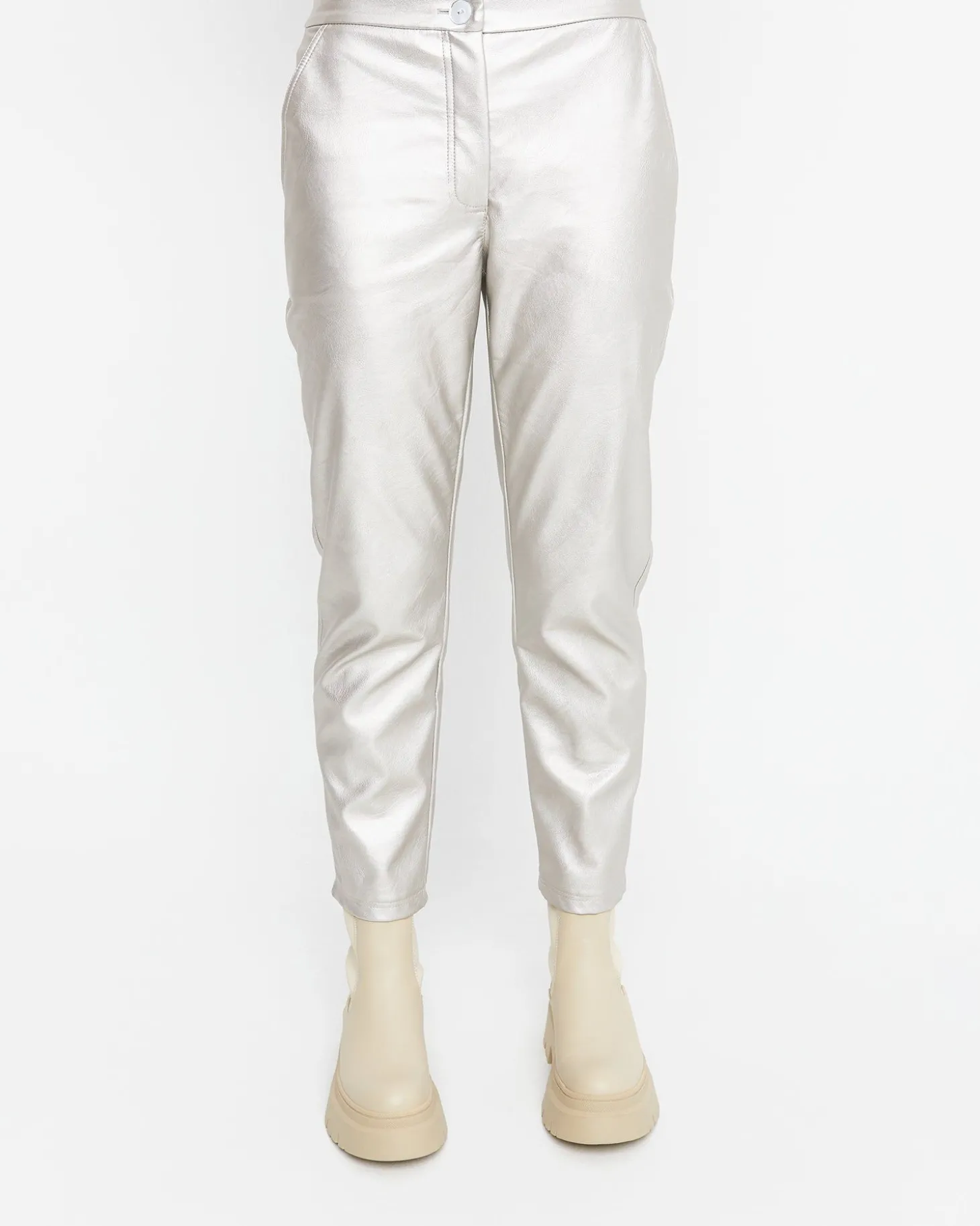Ozai N Ku Metallic Pants, Gloss
