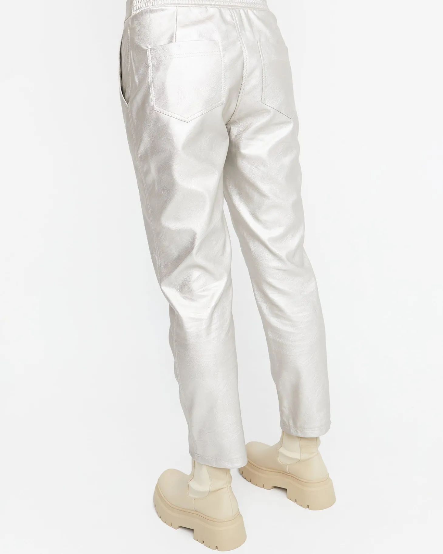 Ozai N Ku Metallic Pants, Gloss