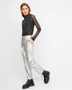 Ozai N Ku Metallic Pants, Gloss
