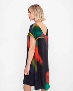 Ozai N Ku Northern Lights Shift Dress, Fall