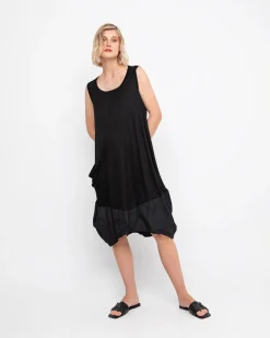 Ozai N Ku Parachute Dress, Black