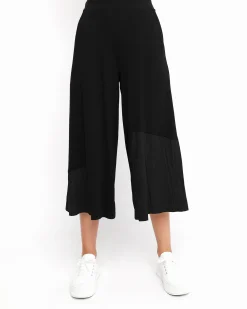Ozai N Ku Pleated Lounge Pants, Black