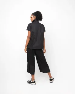 Ozai N Ku Pleated Lounge Pants, Black