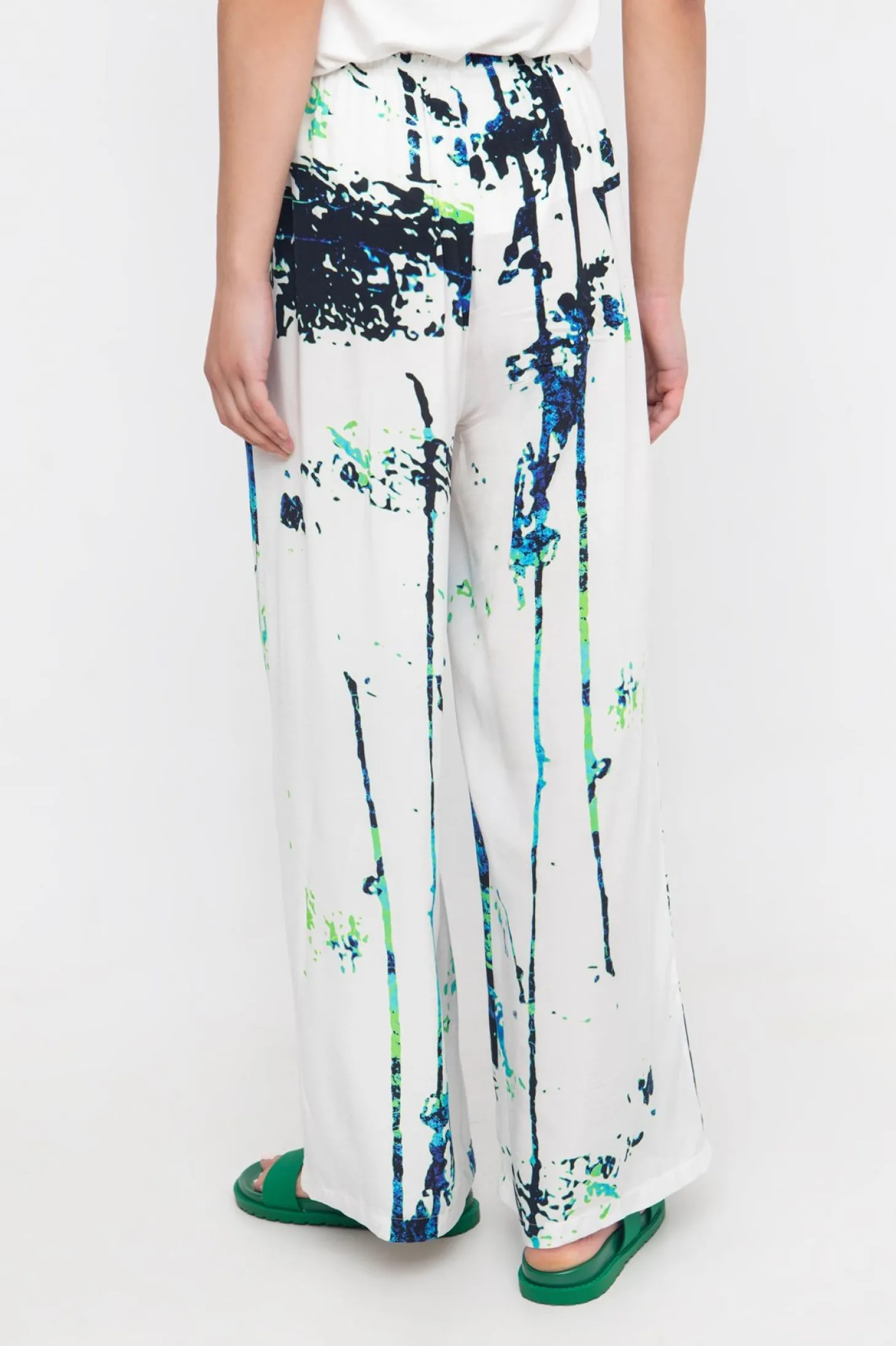 Ozai N Ku Splash Palazzo Pant, Abstract