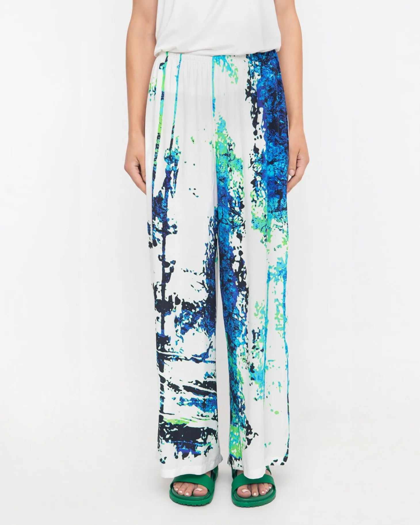 Ozai N Ku Splash Palazzo Pant, Abstract