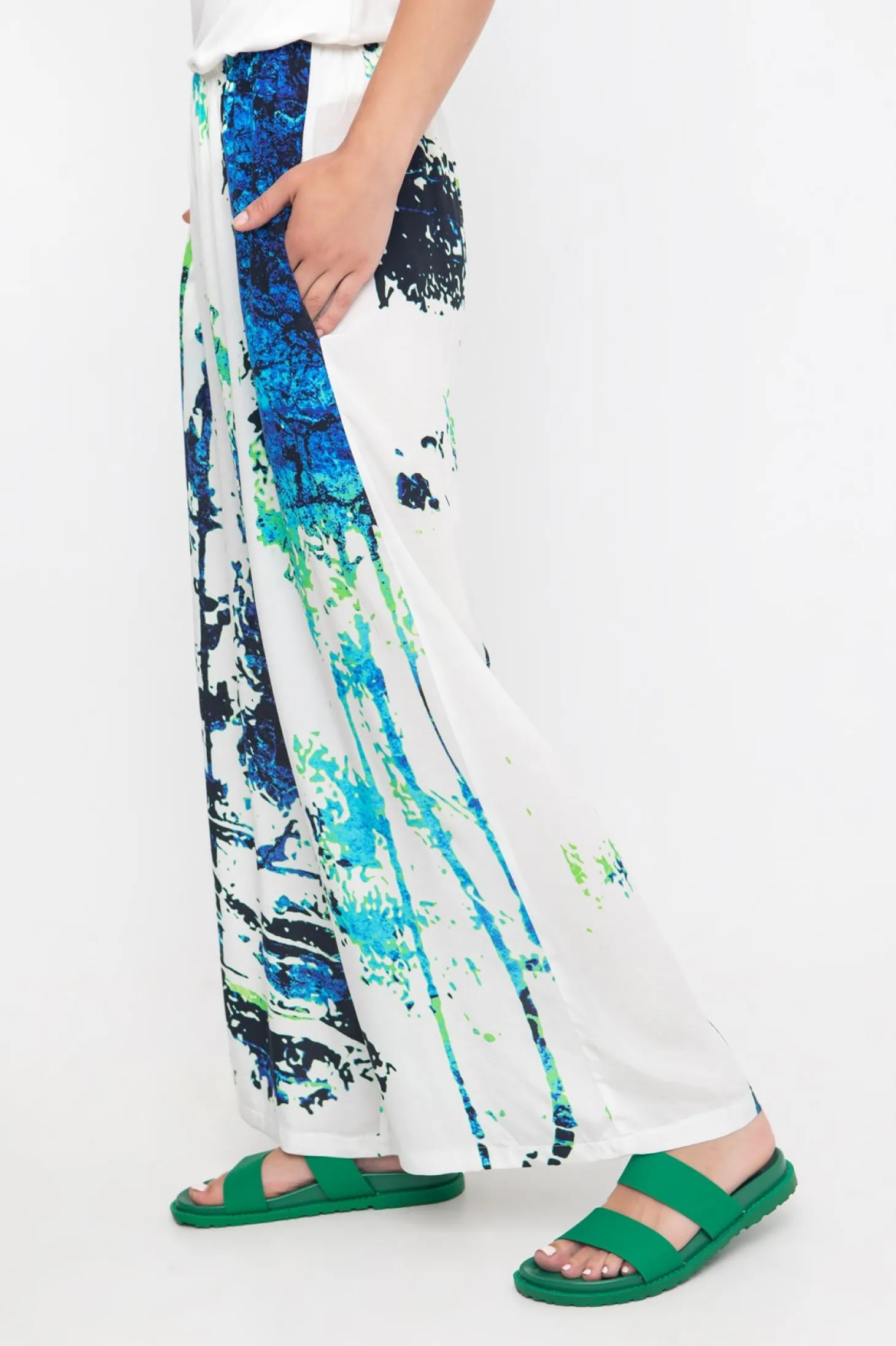 Ozai N Ku Splash Palazzo Pant, Abstract