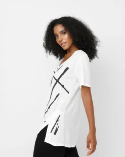Ozai N Ku Triangle Tee, White