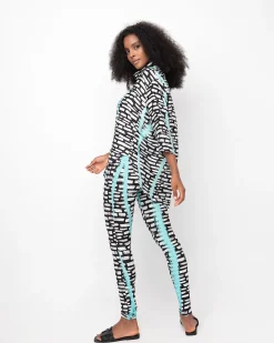 Ozai N Ku Waterway Leggings, Jet Blue