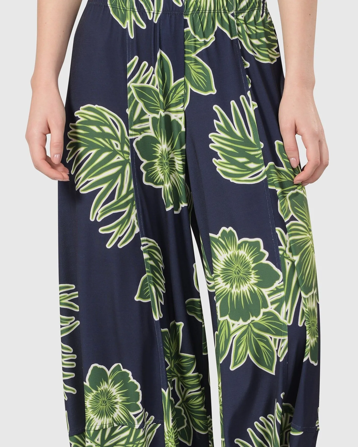 Paradise Punto Pants, Royal/Green