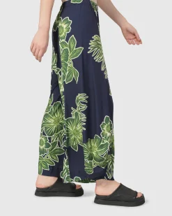 Paradise Punto Pants, Royal/Green