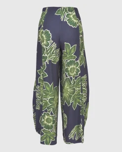 Paradise Punto Pants, Royal/Green