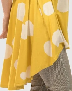 Perfect Swing Tunic Top, Canary Spots