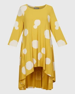 Perfect Swing Tunic Top, Canary Spots
