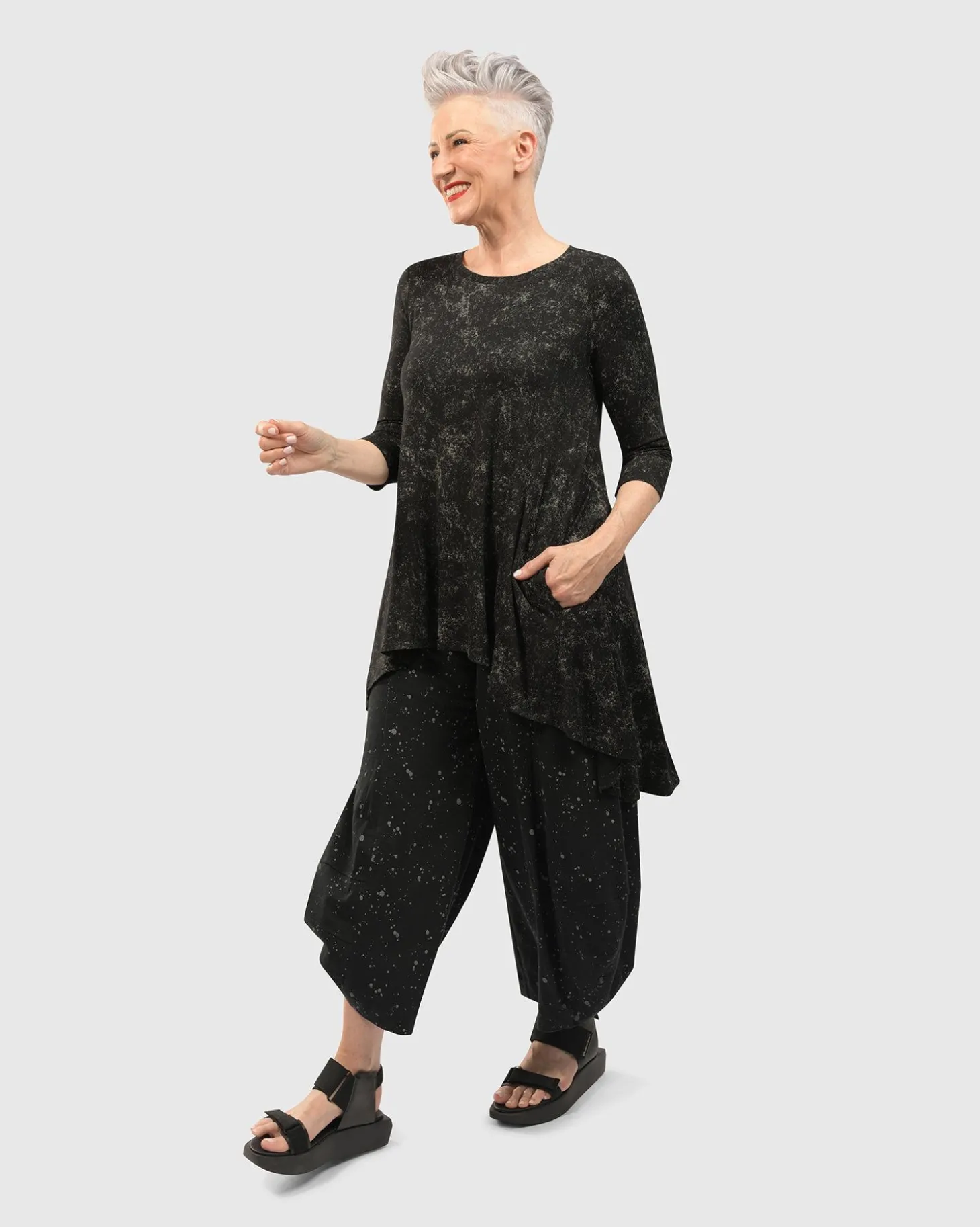 Perfect Swing Tunic Top, Galaxy