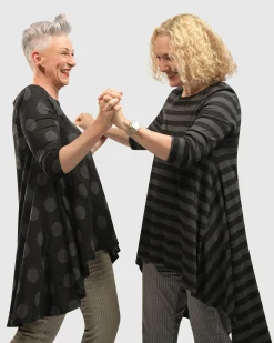 Perfect Swing Tunic Top, Stripes