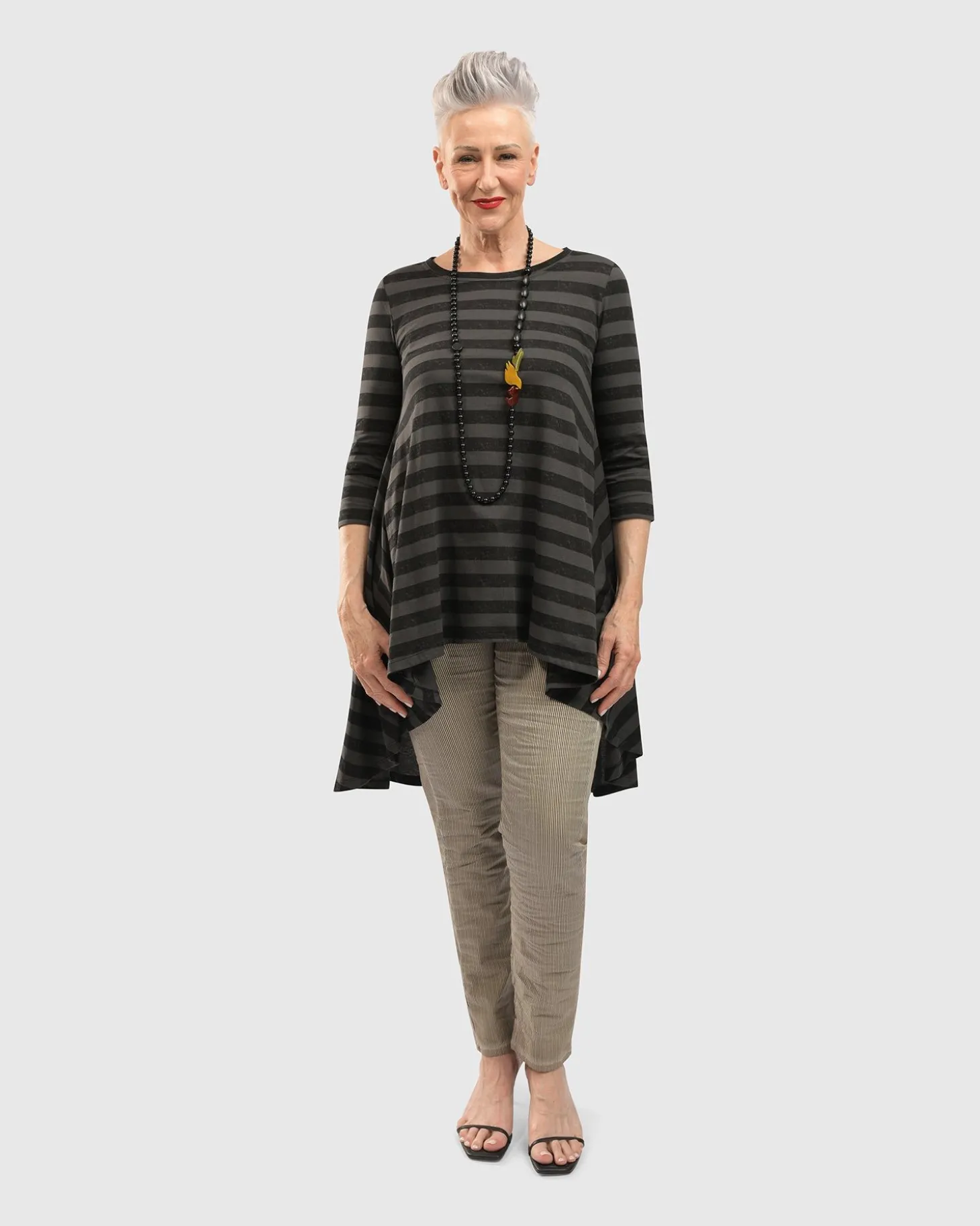 Perfect Swing Tunic Top, Stripes