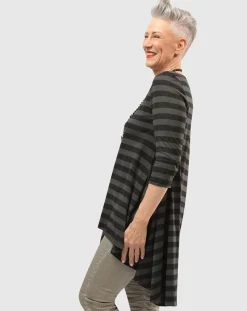 Perfect Swing Tunic Top, Stripes