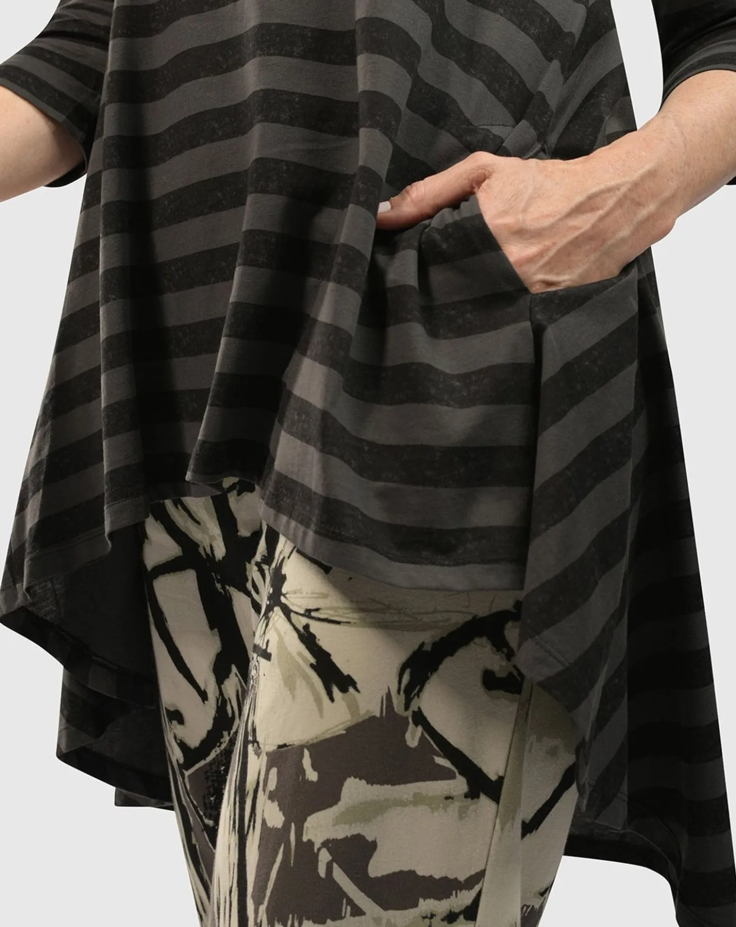 Perfect Swing Tunic Top, Stripes