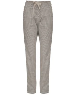 Pinstripe Iconic Stretch Jeans, Ivory