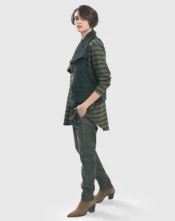 Pinstripe Iconic Stretch Jeans, Green