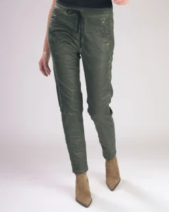 Pinstripe Iconic Stretch Jeans, Green