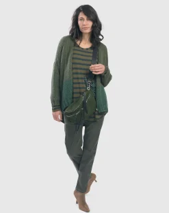 Pinstripe Iconic Stretch Jeans, Green