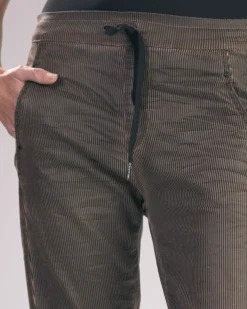 Pinstripe Iconic Stretch Jeans, Brown