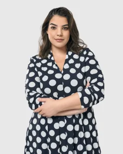 Piper Cocoon Dress, Circles