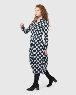 Piper Cocoon Dress, Circles