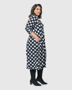 Piper Cocoon Dress, Circles