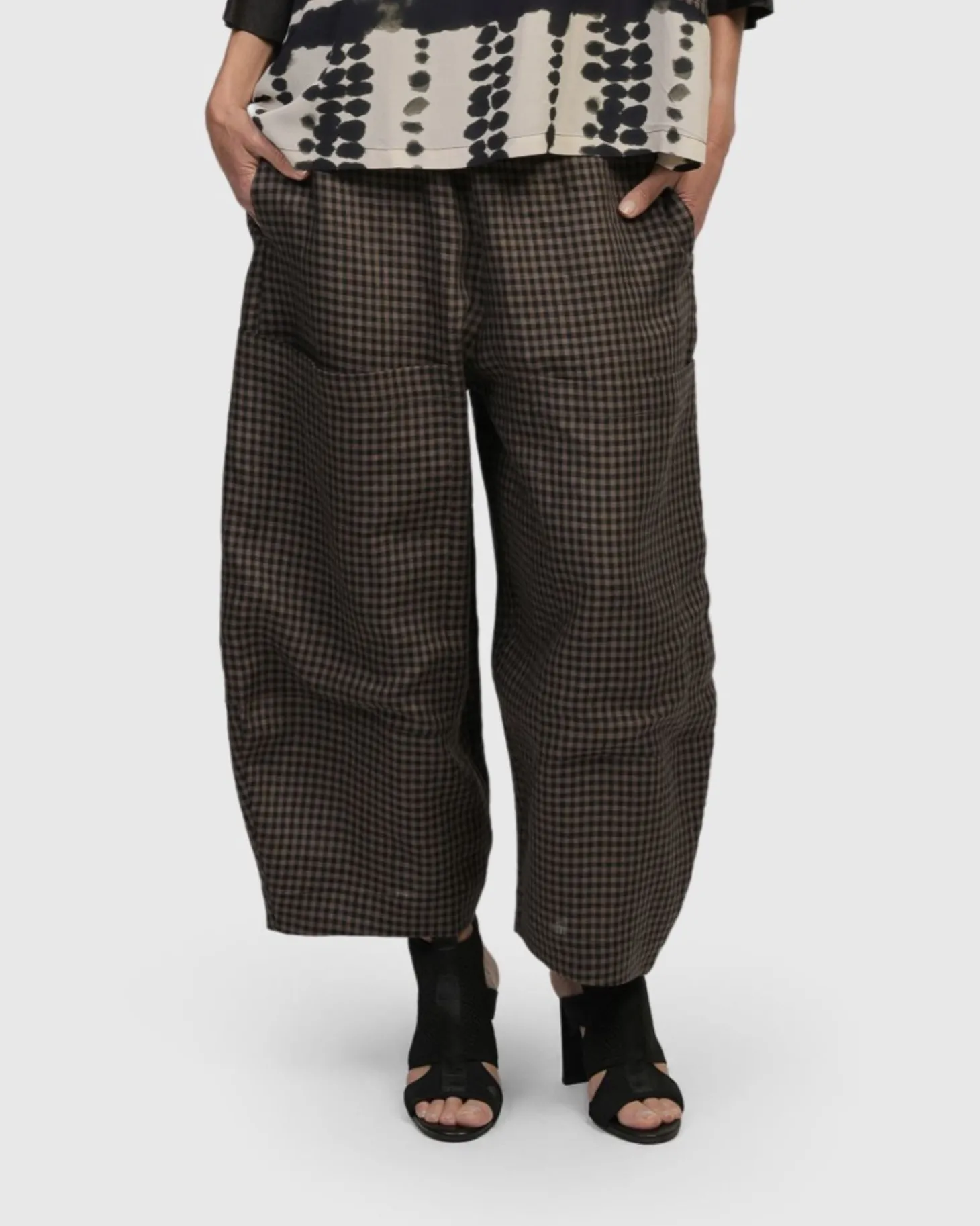 Pisco Balloon Pants, Plaid
