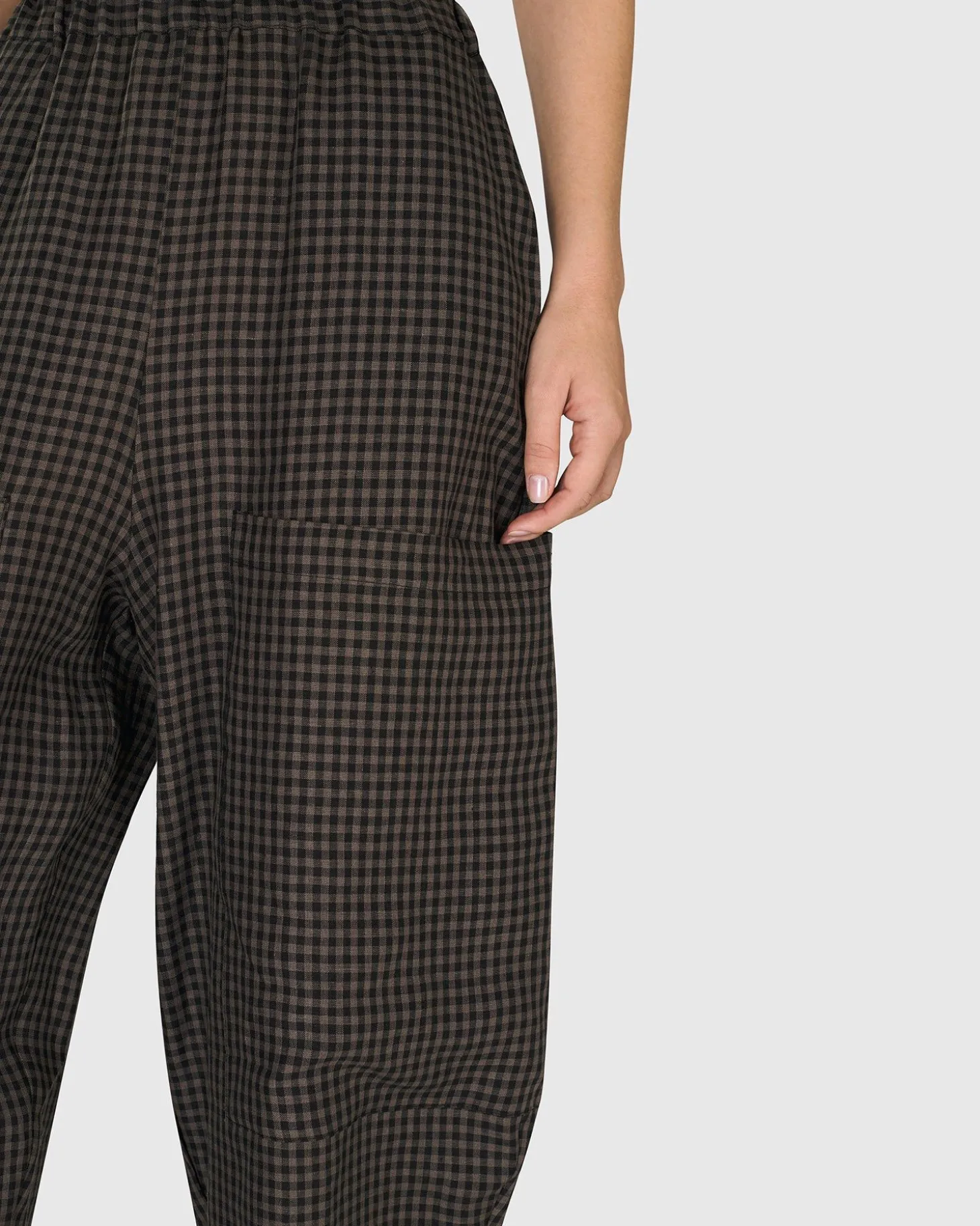 Pisco Balloon Pants, Plaid