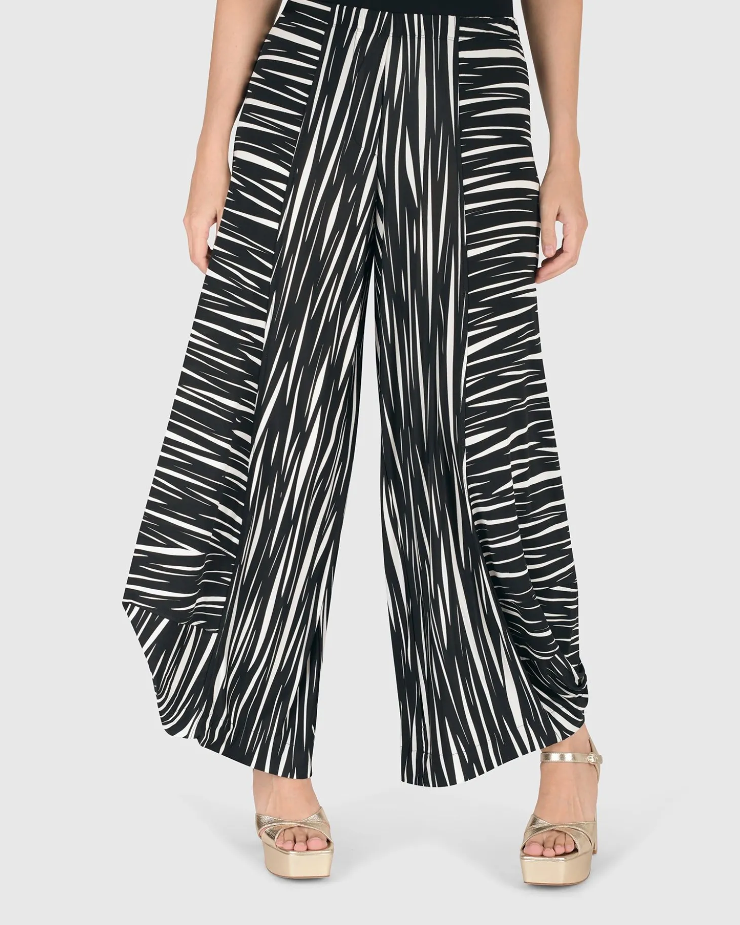 Poe Punto Pants, Zebra