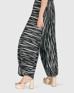 Poe Punto Pants, Zebra