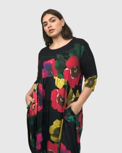 Poppy Relaxed Dress, Garden
