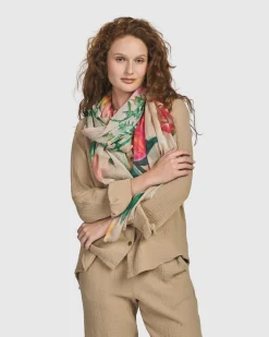 Primavera Scarf, Peony