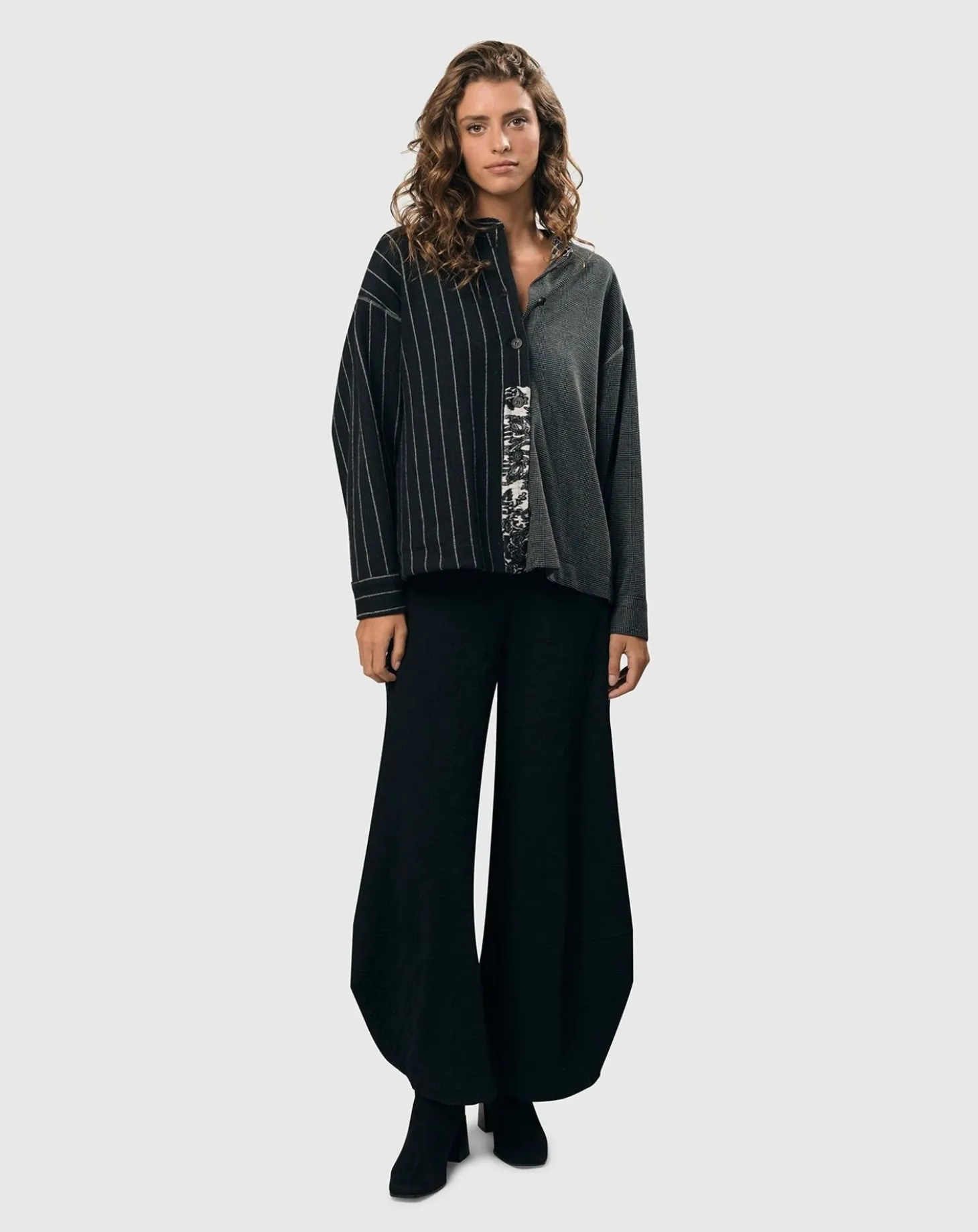Pucker Dot Punto Pants, Black